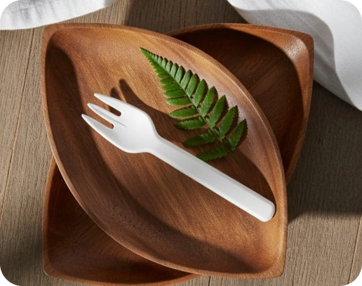 Eco-friendly Paper fork by Epherware